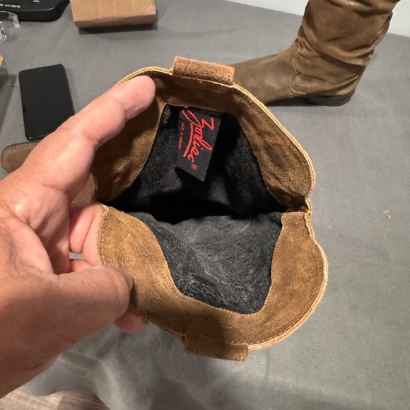 Zodiac Brown Slouchy Ankle Boots - Picture 8 of 10